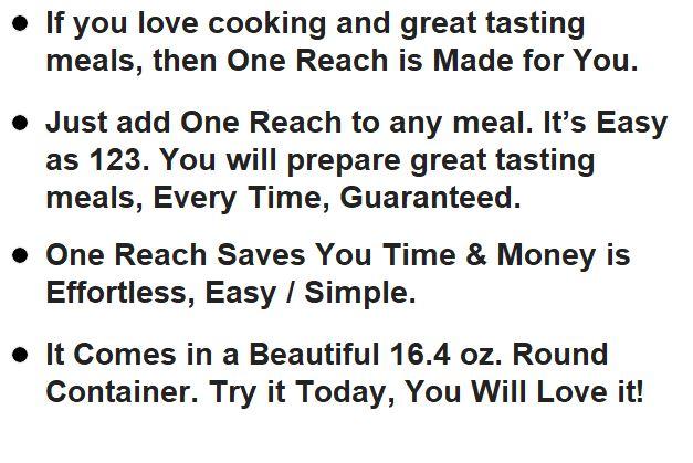 One Reach Seasoning | Calabash Seasoning Product